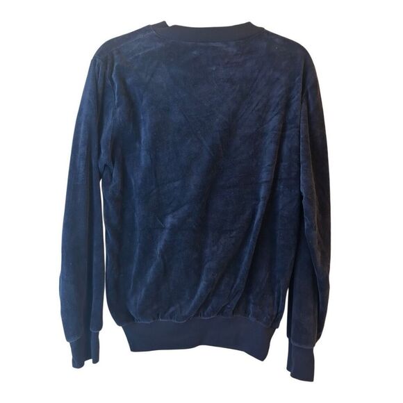 Vintage 70s 80s Auburn University Tigers Velour V-Neck Sweatshirt Gepner Wear US - Picture 2 of 7